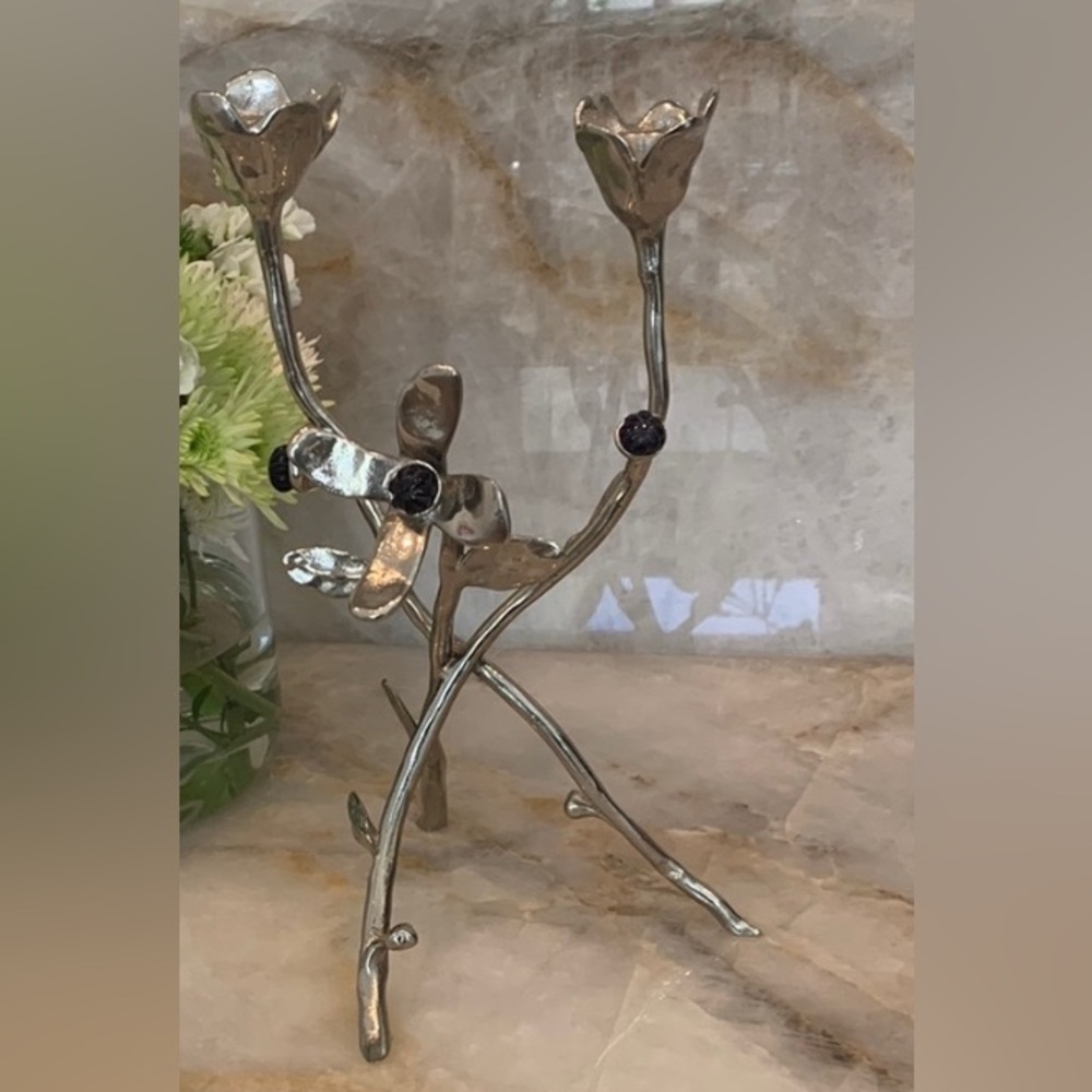 ⚡️ Michael Aram Amethyst 2 tier Candelabra